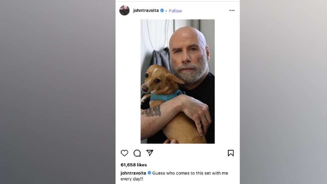 John Travolta melts hearts on social media