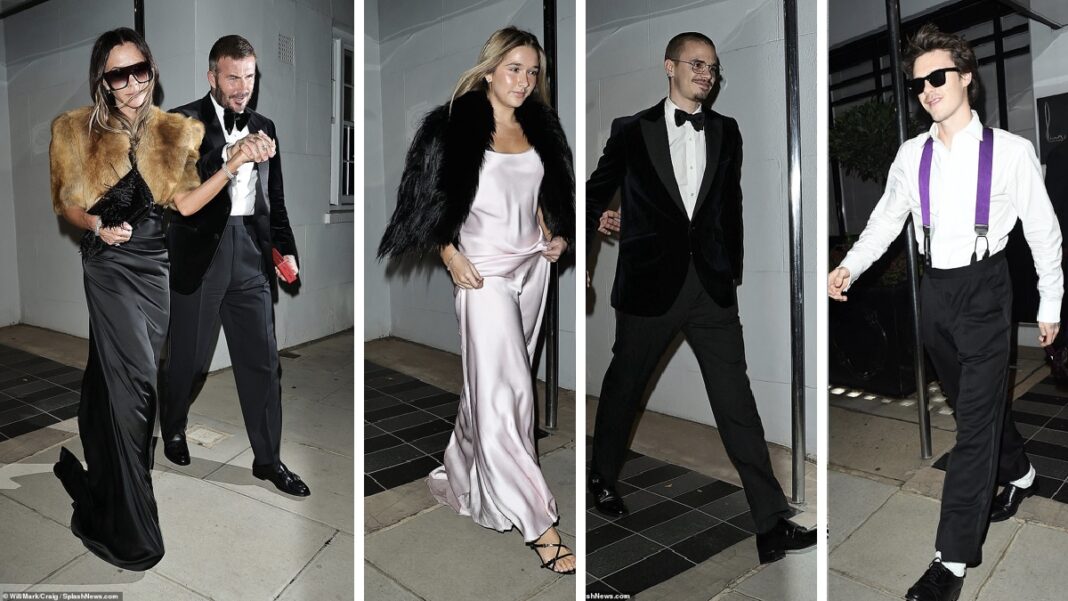 Sir David Beckham’s Elegant Celebration