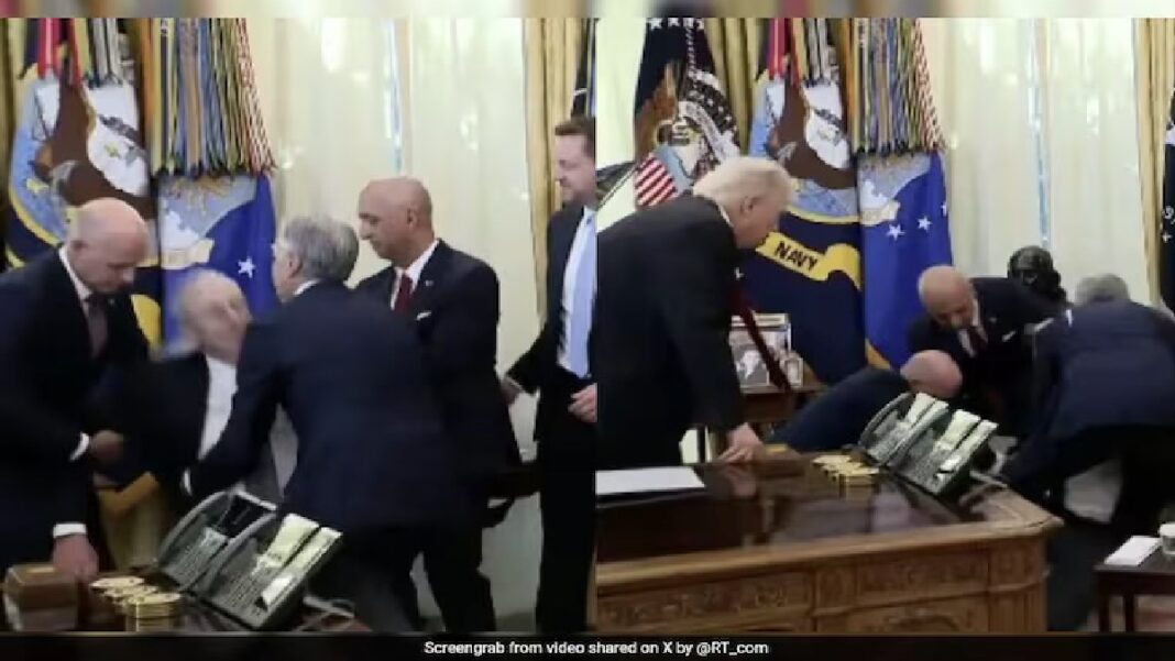 Man Collapses at Trump’s Drug Price Event