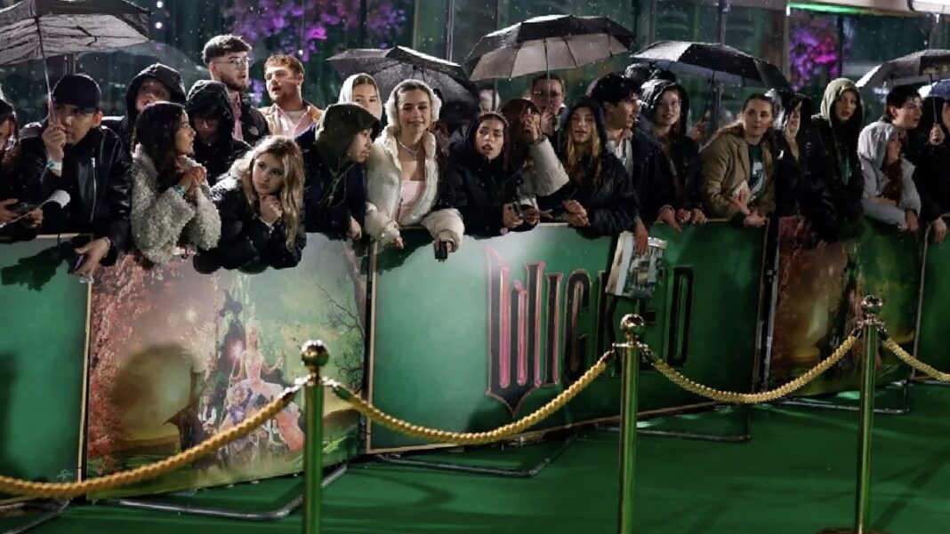 Fans Waited for Hours in Torrential Rain at Wicked Premiere
