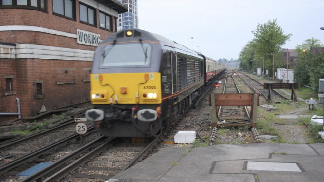 Christmas chaos as train