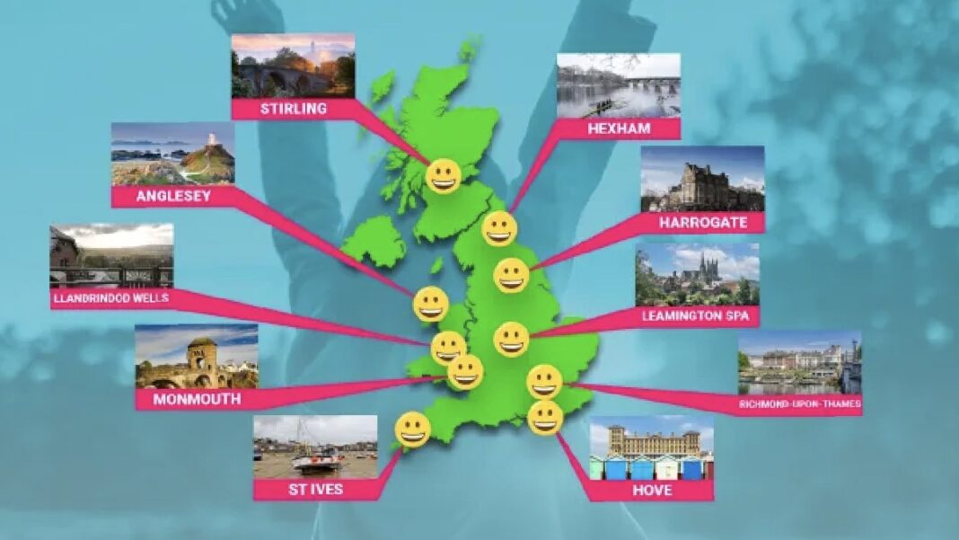 Britain’s happiest places to live