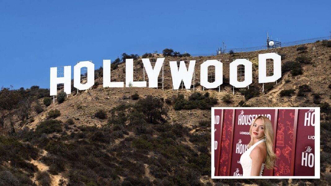 Sydney Sweeney Did Not Get Permission to Hang Bras on Hollywood Sign