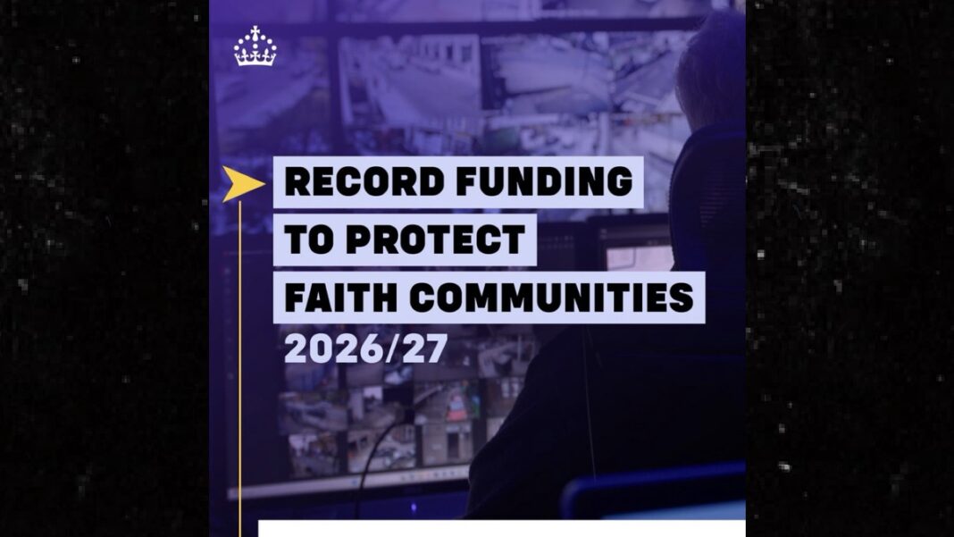 £73.4m Security Boost for Faith Communities
