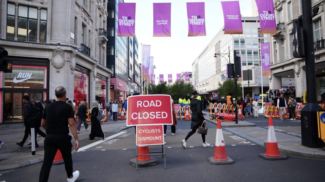 Oxford Street Set for Full Pedestrian Future