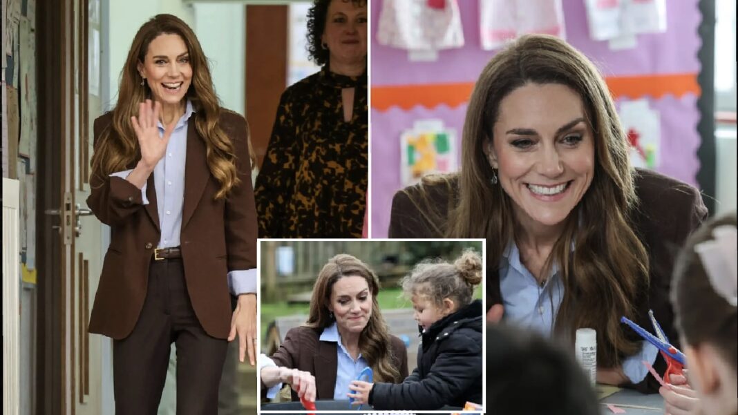 Princess Kate Promotes Kindness at School Art Session