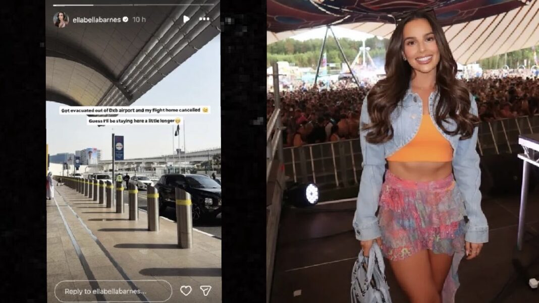 Ella Barnes Evacuated in Dubai