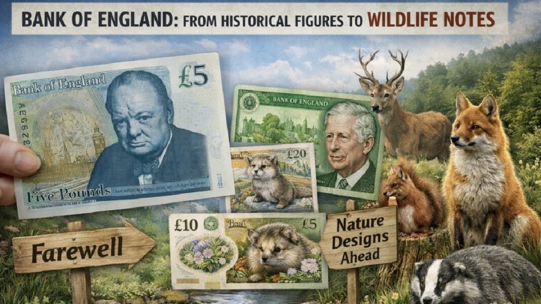 UK Banknotes to Feature British Wildlife Instead