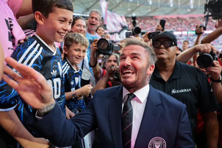 David Beckham Makes Sports History David Beckham Makes Sports History