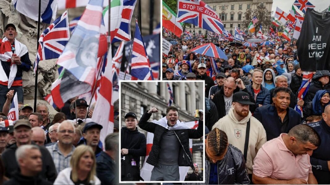 Rival Protests Draw Crowds in London Rival Protests Draw Crowds in London