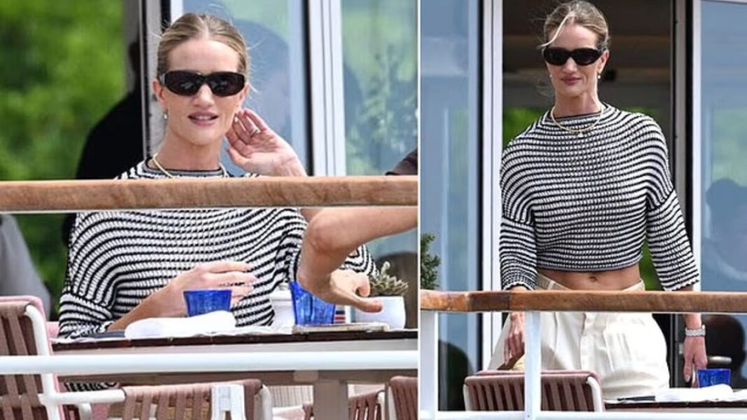 Rosie Stuns With Chic Cannes Style