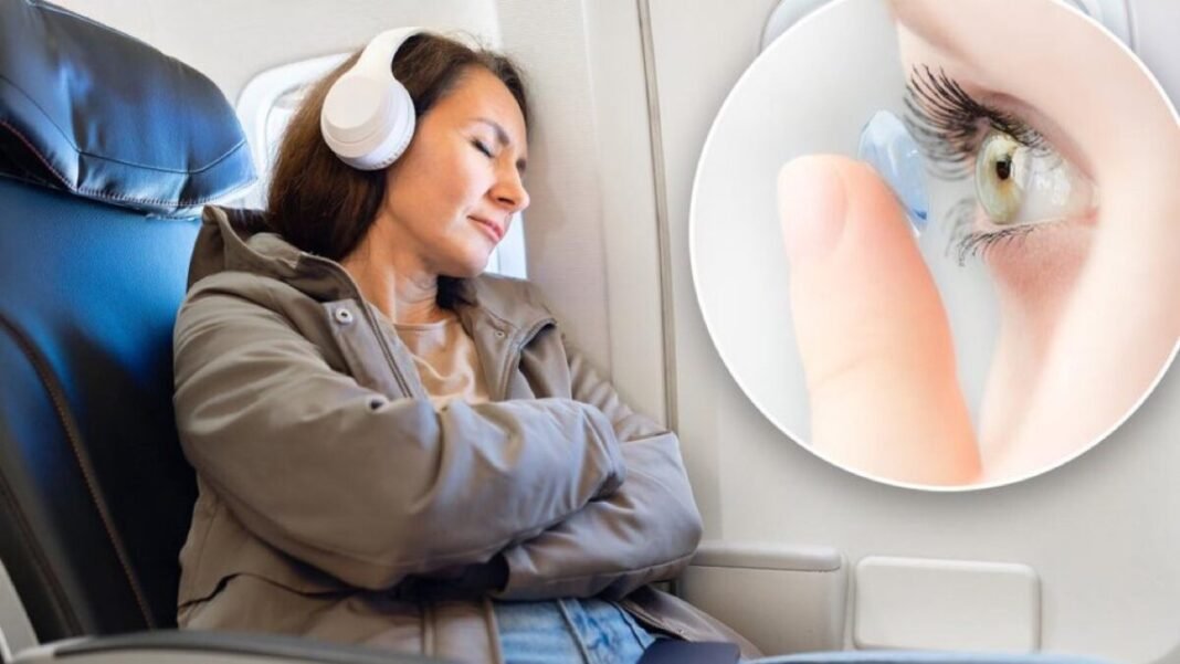 Think Twice Before Wearing Contacts on Flights Think Twice Before Wearing Contacts on Flights