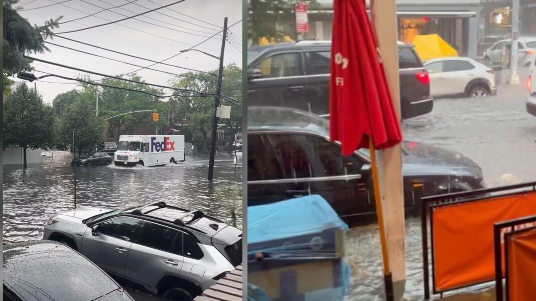 Flash Floods Bring New York City to a Standstill Flash Floods Bring New York City to a Standstill