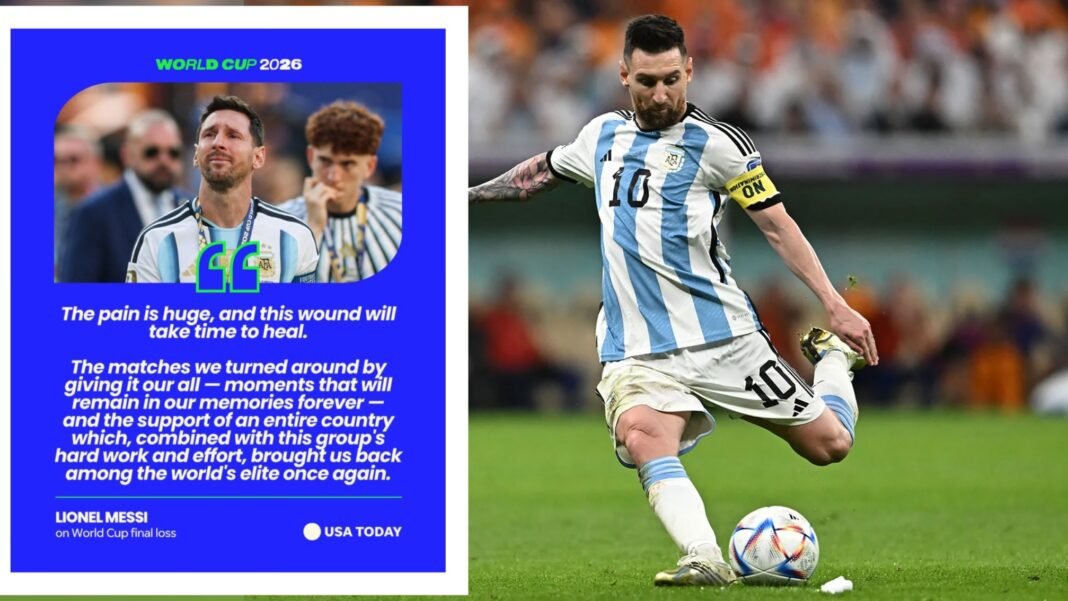 Messi: World Cup Final Pain Runs Deep Messi: World Cup Final Pain Runs Deep